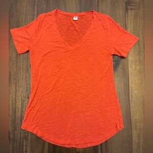 3/$12 Coral Luxe V-Neck Tee